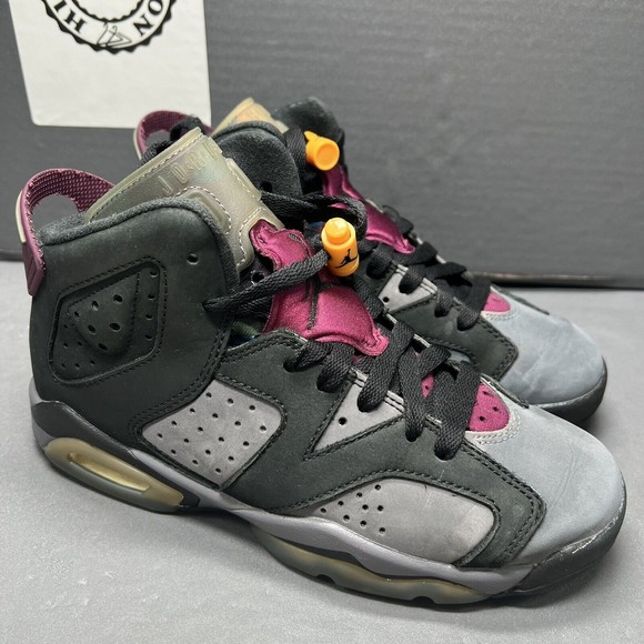 Nike Air Jordan 6 VI Retro Bordeaux 384665-063 Youth Sz 4Y Women Sz 5.5 Preowned main image 5